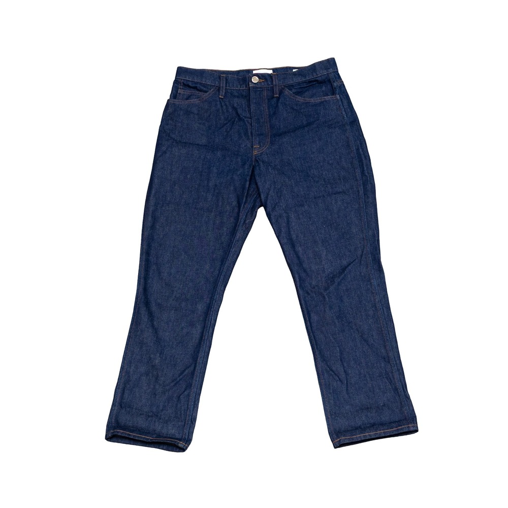 FRAME Le Italien True Straight Jeans Dark Indigo Denim Mens 30